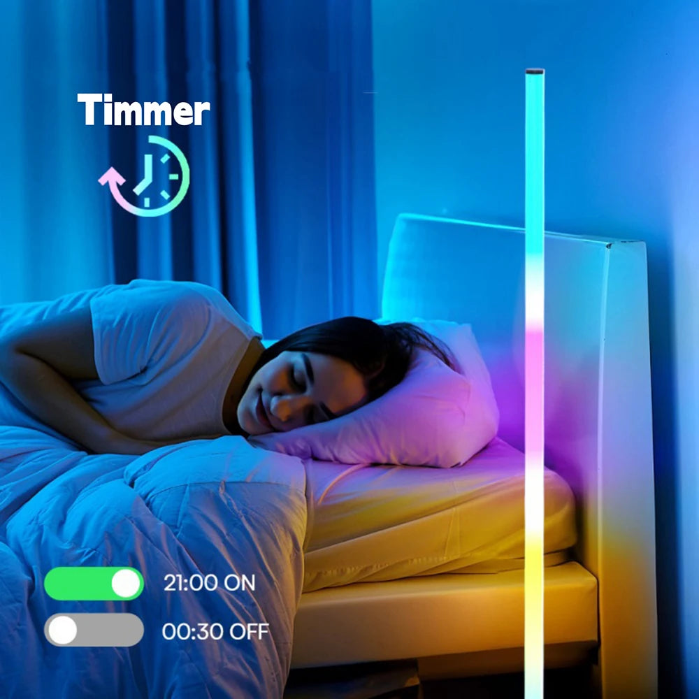 Lámpara Pie LED RGB Bluetooth 103cm