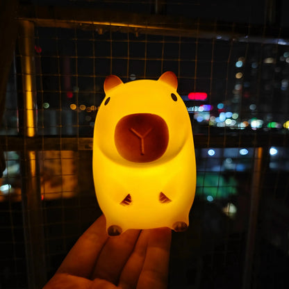 Luz Nocturna Capibara Silicona LED