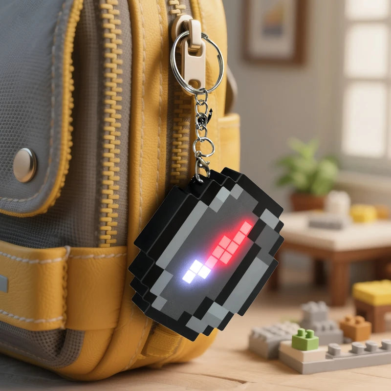 Llavero Brújula Pixel Recargable Gaming