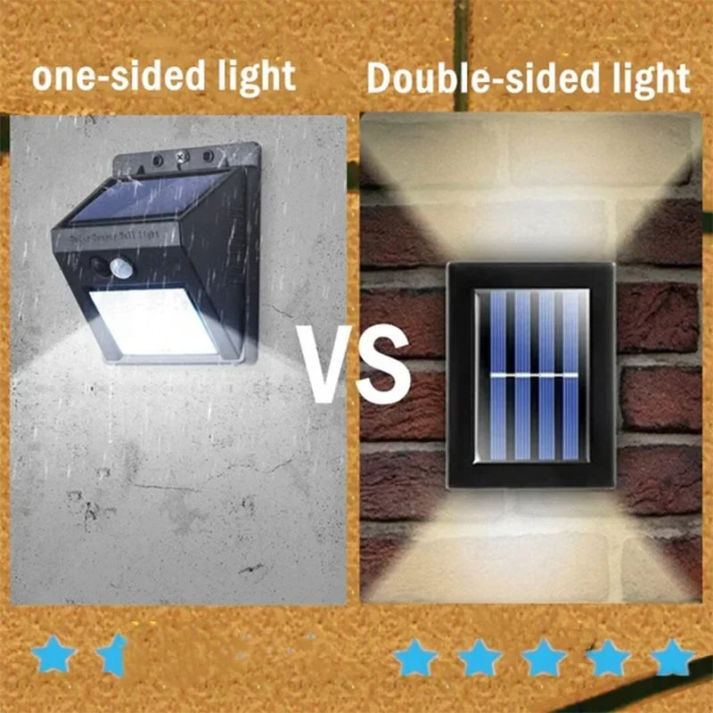 Solar Spot Lights Outdoor Waterproof - LED Garden Wall Light