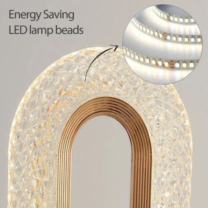 Lámpara Luna Cristal 3D LED