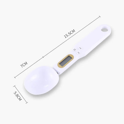 Digital Kitchen Scale 500g/0.1g - LCD Precision Measuring Spoon for Coffee, Flour & Baking - zyntrixe