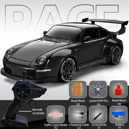 Coche RC Drift 4WD 1:24 con Luces LED - Edición Limitada