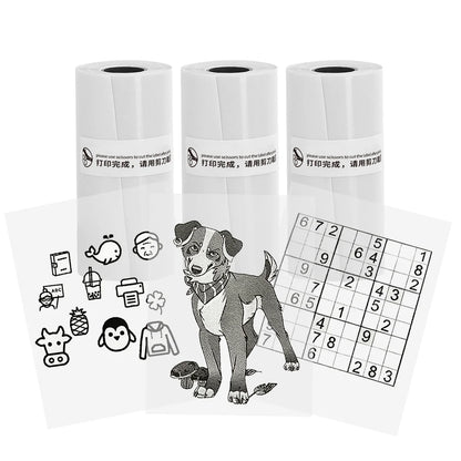 Mini Impresora Térmica Portátil Bluetooth 57mm - Sin Tinta Stickers Fotos DIY - zyntrixe