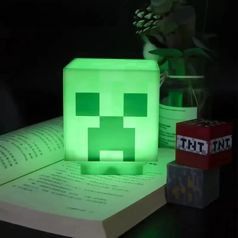 Lámpara LED Gaming Creeper - Luz Nocturna Minecraft