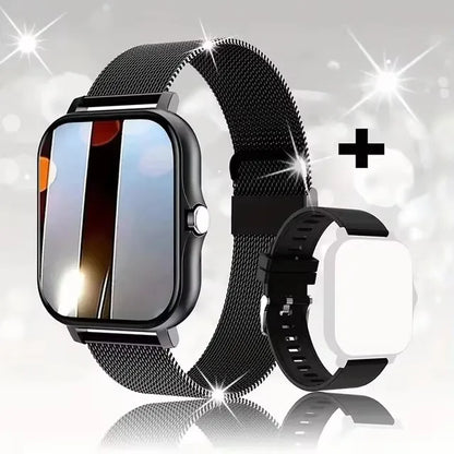 1.83'' Waterproof Smart Watch with Message Answer Call Sleep Monitoring Sports Pedometer Information Alerts For iPhone Android - zyntrixe